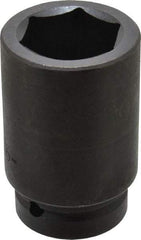 Proto - 1" Drive 1-11/16" Deep Impact Socket - 6 Points, 4" OAL - Eagle Tool & Supply