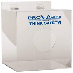 PRO-SAFE - Table and Wall Mount Miscellaneous Dispenser - 10 Inch Wide x 10 Inch Deep x 10 Inch High - Eagle Tool & Supply