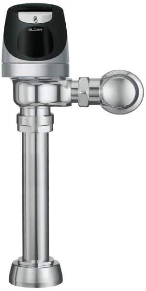 Sloan Valve Co. - 1-1/2" Spud Coupling, 1-1/2" Pipe, Closet Automatic Flush Valve - Single Flush, 1.6 Gal per Flush, Metal Cover, Powered by Solar Battery Backup - Eagle Tool & Supply