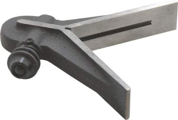 Starrett - 6 Inch Long Blade, Center Head - Black Wrinkle, Coated Cast Iron - Eagle Tool & Supply