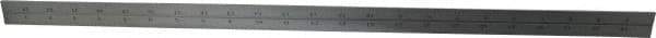 Starrett - 24 Inch Long Blade, 4R Graduation Combination Square Blade - Satin Chrome Finish, Steel, 1/64, 1/32 1/16 and 1/8 Inch Graduation - Eagle Tool & Supply