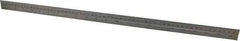 Starrett - 24 Inch Long Blade, 600mm Long Blade, English and Metric Graduation Combination Square Blade - Satin Chrome Finish, Steel, 1/64 and 1/32 Inch Graduation, 0.5 and 1mm Graduation - Eagle Tool & Supply