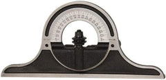 Starrett - 12 to 24 Inch Long Blade, Combination Square Protractor Head - Black Wrinkle Coated, Cast Iron - Eagle Tool & Supply