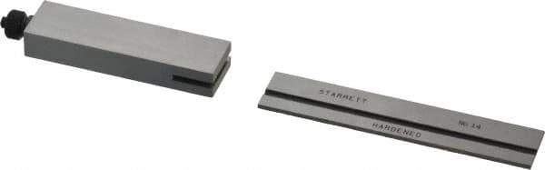 Starrett - 2-1/2 Inch Long, English Double Square - 1/64 and 1/32 Inch Graduation, Steel - Eagle Tool & Supply