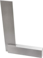Starrett - 4-1/2" Blade Length, 3-1/2" Base Length Steel Square - 0.0025mm Accuracy - Eagle Tool & Supply