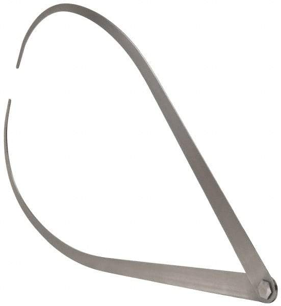 Starrett - 36 Inch Leg, Firm Joint, Steel, Polished, Outside Caliper - 48 Inch Max Measurement, 1200mm Max Measurement, Flat Leg - Eagle Tool & Supply