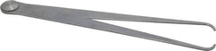Starrett - 12 Inch Leg, Firm Joint, Steel, Polished, Inside Caliper - 16 Inch Max Measurement, 400mm Max Measurement, Flat Leg - Eagle Tool & Supply