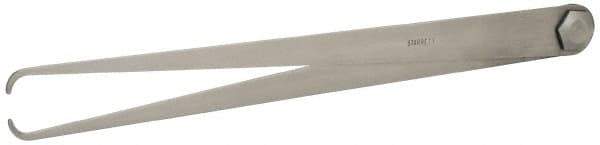 Starrett - 18 Inch Leg, Firm Joint, Steel, Polished, Inside Caliper - 24 Inch Max Measurement, 600mm Max Measurement, Flat Leg - Eagle Tool & Supply