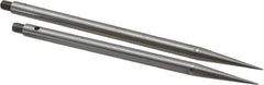 Starrett - 4-1/2; 5 Inch Leg, Forged Steel, Trammel Points - For Use With Starrett 50A, Includes (2) Adjustable Points - Eagle Tool & Supply
