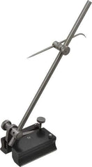 Starrett - 1 Spindle, 7 Inch Spindle Length, Surface Gage - 2 Inch Long x 1-1/2 Inch Wide Base, Hardened Steel - Eagle Tool & Supply