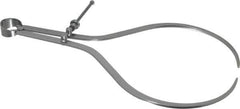 Starrett - 12 Inch Leg, Spring Joint, Steel, Polished, Outside Caliper - 12 Inch Max Measurement, 300mm Max Measurement, Flat Leg with Quick Nut Adjustment - Eagle Tool & Supply