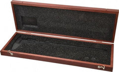 Starrett - 12" OAL, Wood Caliper Case - 1 Piece, For Use with 798 Series 0-12" (300 mm) Electronic Calipers - Eagle Tool & Supply