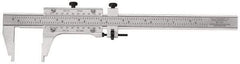 Starrett - 0 to 60" Steel Vernier Caliper - 0.0010" Graduation, 3" Jaw Depth, 0.0005" Accuracy - Eagle Tool & Supply