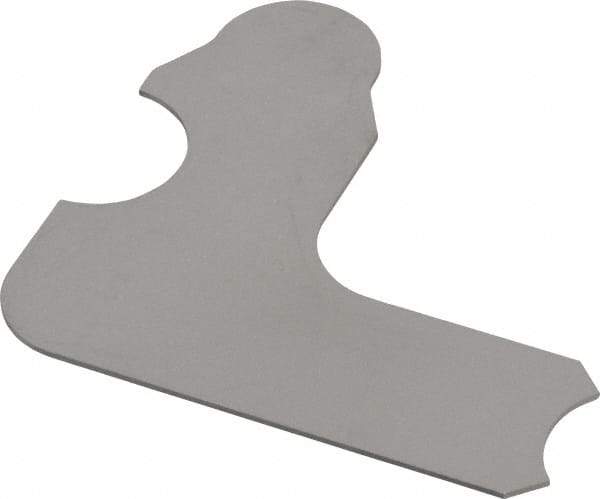Starrett - 3/8 Inch Radius Gage - Satin Chrome Finish, Stainless Steel - Eagle Tool & Supply