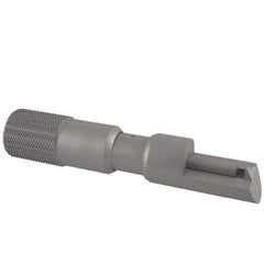 Starrett - 0 to 0.375 Inch Measurement Range, 0.001 Inch Graduation, Satin Coated Stainless Steel, Mechanical Can Seam Micrometer - Flat Spindle - Eagle Tool & Supply