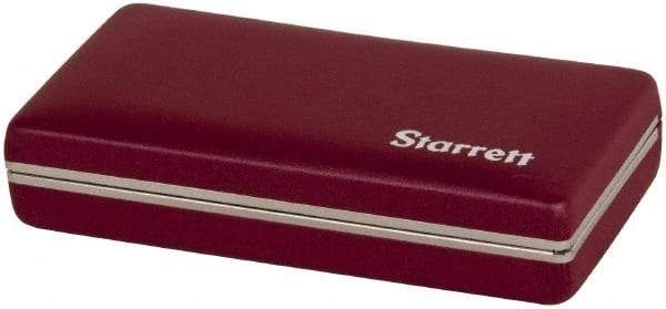 Starrett - Micrometer Case - 1/2" Max Measurement, Use with 232 & 232M Series Outside Micrometers - Eagle Tool & Supply