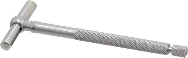 Starrett - 3/4 to 1-1/4 Inch, 2-3/8 Inch Overall Length, Telescoping Gage - 2-3/8 Inch Long Handle, Chrome Plated - Eagle Tool & Supply