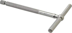 Starrett - 1-1/4 to 2-1/8 Inch, 2-3/8 Inch Overall Length, Telescoping Gage - 2-3/8 Inch Long Handle, Chrome Plated - Eagle Tool & Supply