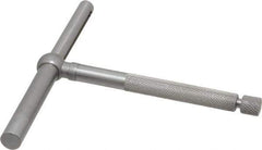 Starrett - 2-1/8 to 3-1/2 Inch, 2-3/8 Inch Overall Length, Telescoping Gage - 2-3/8 Inch Long Handle, Chrome Plated - Eagle Tool & Supply