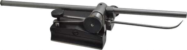 Starrett - 2 Spindle, 12 and 18 Inch Spindle Length, Surface Gage - 3-1/2 Inch Long x 3-3/16 Inch Wide Base, Hardened Steel - Eagle Tool & Supply