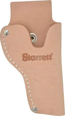 Starrett - Micrometer Holster - 1" Max Measurement, Use with Inch & Millimeter Micrometers - Eagle Tool & Supply