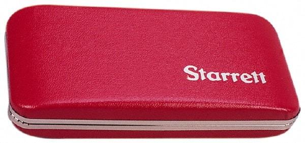 Starrett - Micrometer Case - 1" Max Measurement, Use with 226 & 226M Outside Micrometers - Eagle Tool & Supply