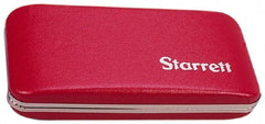 Starrett - Micrometer Case - 1" Max Measurement, Use with 226 & 226M Outside Micrometers - Eagle Tool & Supply