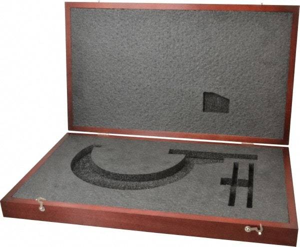 Starrett - Micrometer Case - 7" Max Measurement, Use with 216 & 216M Series Digital Micrometers - Eagle Tool & Supply