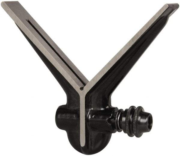 Starrett - 6 Inch Long Blade, Center Head - Smooth Black Enamel, Coated Forged and Hardened Steel - Eagle Tool & Supply