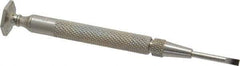 Starrett - 5/8" Blade Length Precision Slotted Screwdriver - 3-3/4" OAL - Eagle Tool & Supply