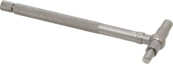 Starrett - 3/4 to 1-1/4 Inch, 3.8 Inch Overall Length, Telescoping Gage - 2-3/8 Inch Long Handle, Satin Chrome Finish - Eagle Tool & Supply