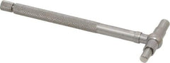 Starrett - 3/4 to 1-1/4 Inch, 3.8 Inch Overall Length, Telescoping Gage - 2-3/8 Inch Long Handle, Satin Chrome Finish - Eagle Tool & Supply