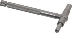 Starrett - 1-1/4 to 2-1/8 Inch, 3 Inch Overall Length, Telescoping Gage - 2-3/8 Inch Long Handle, Satin Chrome Finish - Eagle Tool & Supply