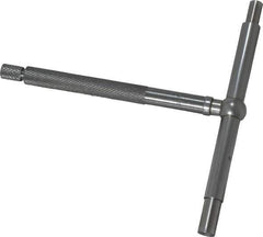 Starrett - 3-1/2 to 6 Inch, 3 Inch Overall Length, Telescoping Gage - 3-1/4 Inch Long Handle, Satin Chrome Finish - Eagle Tool & Supply