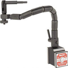 Starrett - 1-7/8" Long x 1" Wide x 1-15/16" High Magnetic Indicator Base with On/Off Switch - 3" Rod Length, Flexible Arm - Eagle Tool & Supply