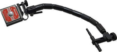 Starrett - 1-7/8" Long x 1" Wide x 1-15/16" High Magnetic Indicator Base with On/Off Switch - 3" Rod Length, Flexible Arm - Eagle Tool & Supply