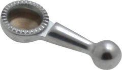 Starrett - 3mm Ball Diam, Steel, Ball Test Indicator Contact Point - 5/32" Contact Point Length, Use with Starrett 711 Series Last Word Dial Test Indicators - Eagle Tool & Supply