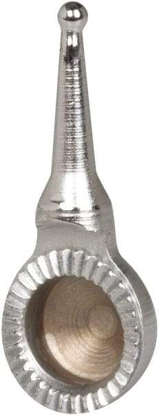 Starrett - 9mm Ball Diam, Carbide, Ball Test Indicator Contact Point - 5/32" Contact Point Length, Use with Starrett 711 Series Last Word Dial Test Indicators - Eagle Tool & Supply