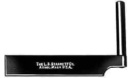 Starrett - 1/4 x 1-5/16 Inch Post, 1/4 x 1/2 Inch Shank Test Indicator Holder - For Use with 711 Last Word Dial Test Indicators - Eagle Tool & Supply