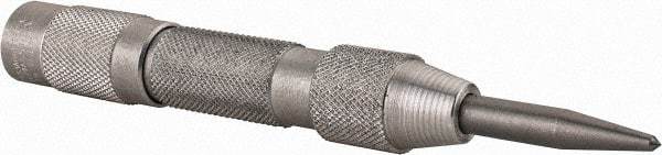 Starrett - 5/8" Automatic Center Punch - 5" OAL, Steel - Eagle Tool & Supply