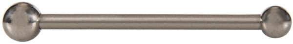 Starrett - 6.35mm Head Diam, 3/8" Shank, Single End, Mechanical Center Finder - Ball Contact - Eagle Tool & Supply