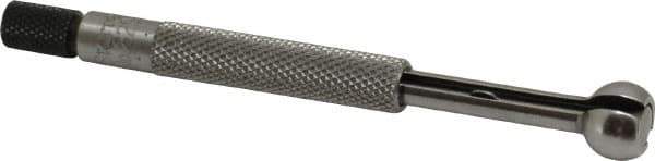 Starrett - 0.4 to 0.5 Inch Measurement, Small Hole Gage - 3-1/2 Inch Overall Length, Full Ball - Eagle Tool & Supply