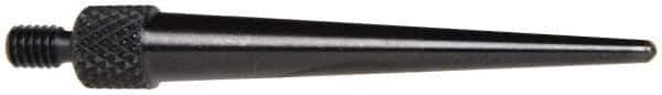 Starrett - #4-48, 1/16" Ball Diam, Steel Tapered Contact Point - 1-7/16" Contact Point Length, Use with AGD Dial Indicators - Eagle Tool & Supply