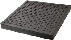 Mason Ind. - 10" Long x 10" Wide x 1" Thick, Rubber, Machinery Leveling Pad & Mat - 25,000 Lb Max Load - Eagle Tool & Supply