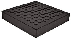 Mason Ind. - 8" Long x 8" Wide x 1" Thick, Rubber, Machinery Leveling Pad & Mat - 16,000 Lb Max Load - Eagle Tool & Supply