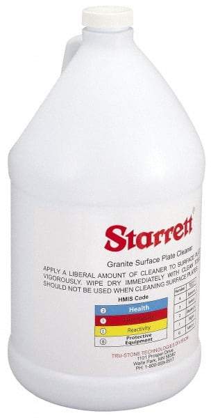 Starrett - 1 Gallon Inspection Surface Plate Cleaner - Bottle - Eagle Tool & Supply