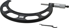 Starrett - 6 to 7" Range, 0.0001" Graduation, Mechanical Outside Micrometer - Eagle Tool & Supply