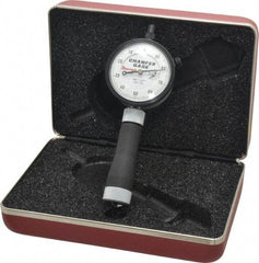 Starrett - 0 to 1/2", 90 to 127° Included Angle, Internal Chamfer Gage - White Hardened Tool Steel (Plunger), 3 Blade Plunger - Eagle Tool & Supply