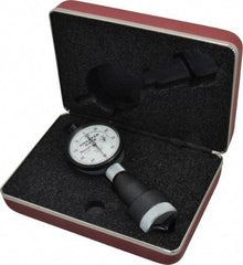 Starrett - 0 to 1", 90 to 127° Included Angle, Internal Chamfer Gage - White Hardened Tool Steel (Plunger), 3 Blade Plunger - Eagle Tool & Supply