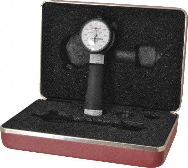 Starrett - 0.36 to 0.56" 100° Countersink Gage - White Dial Face - Eagle Tool & Supply